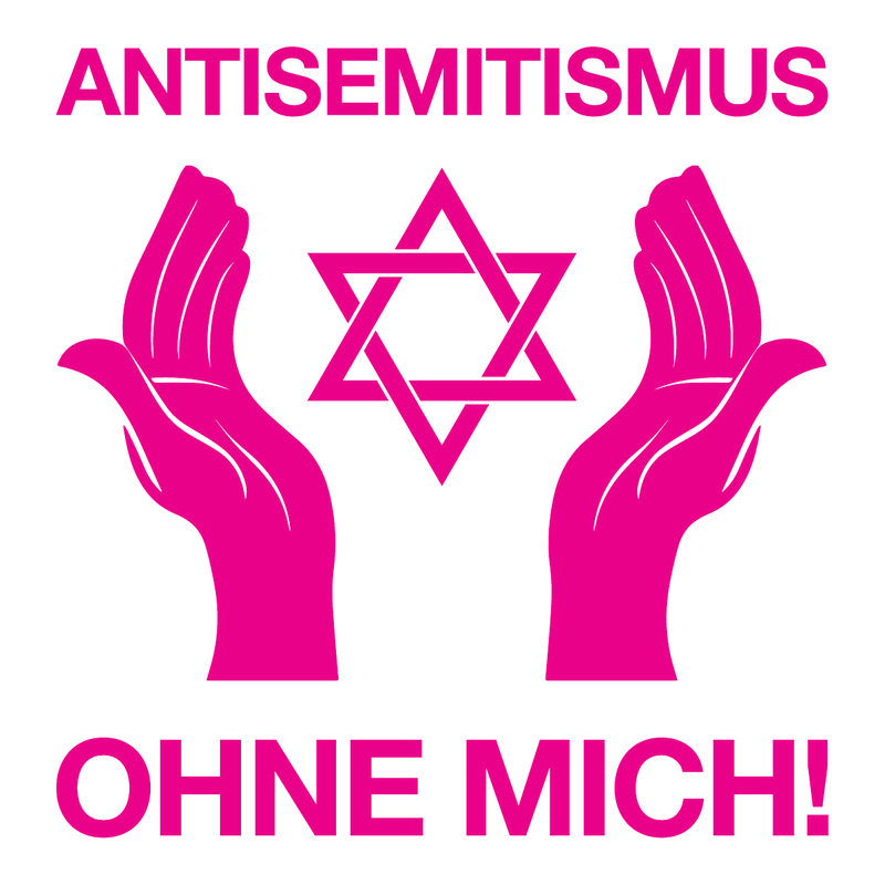 Aufkleber: Antisemitismus ohne mich!